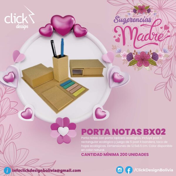 Promoción Porta Notas BX02